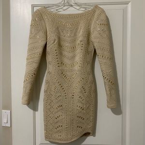 Bebe Embellished / Studded Mini Dress